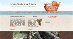 Desktop Screenshot of ceskazoo.eu