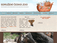 Tablet Screenshot of ceskazoo.eu